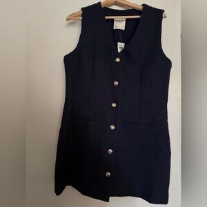 Abercrombie & Fitch Navy Button-Down Dress